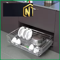 Kệ đựng bát đĩa mix oval inox SUS304